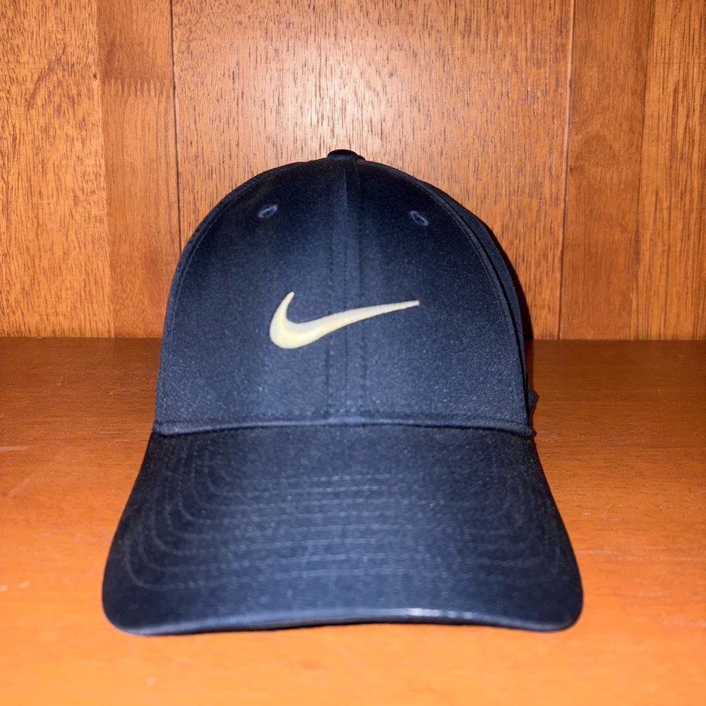 Nike Navy Dry Fit  Cap with White Logo